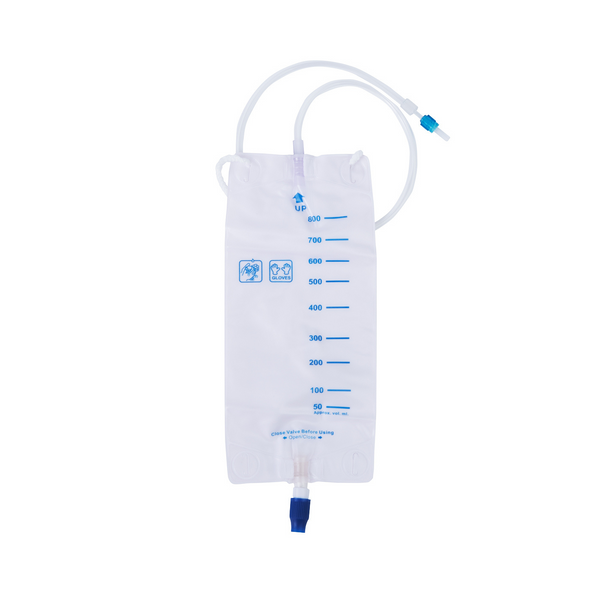 Bolsa Rxline ® para nefrostomía 800ml Conector LuerLock (rosca)