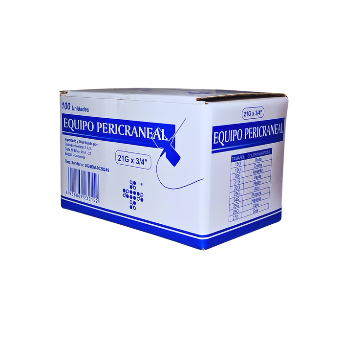 PERICRANEAL 21G X 3/4 DATASAVE Datasave  x 100 