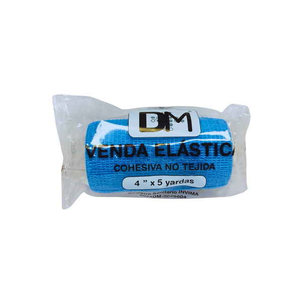 Venda Elastica Cohesiva No Tejida 4" X 5 Yda X Unidad