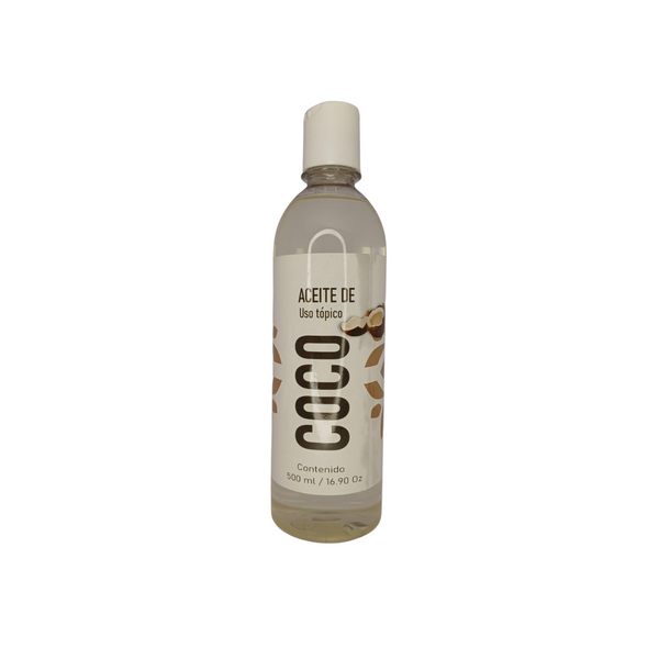Aceite de coco uso tópico botella 500ml