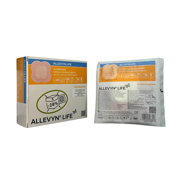 Apósito ALLEVYN Life ME 12.9 x 12.9 cm x Unidad – Smith & Nephew