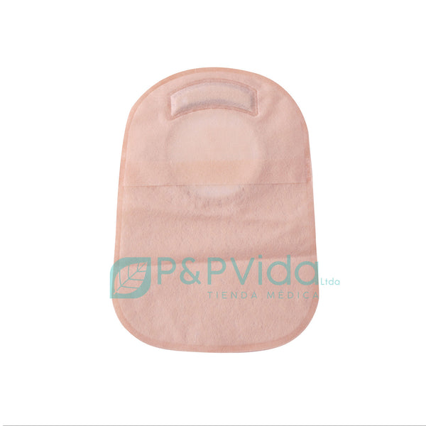 Bolsa para ostomia cerrada con anillo ajustable