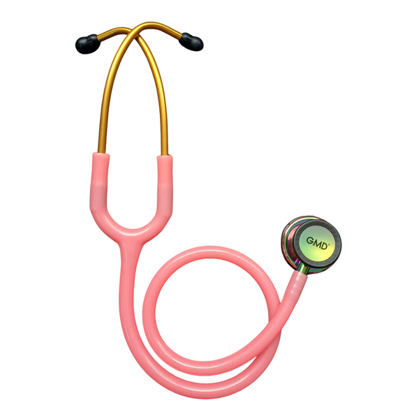 Fonendoscopio OIS 300 Rosado Brillante con Doble Campana