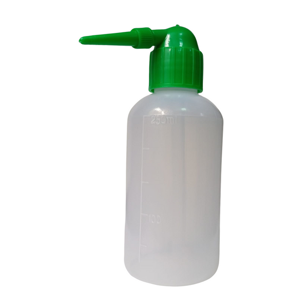 Frasco de Lavado para Ostomía 250 ml con Boquilla Angulada