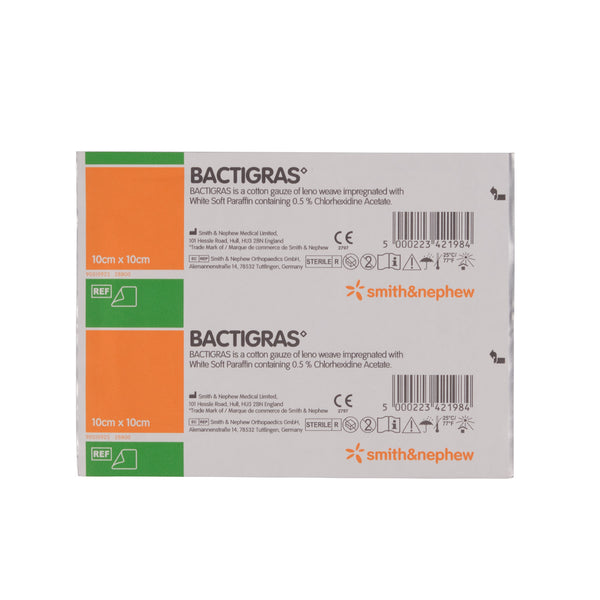 Bactigras gasa parafinada sobre x uno