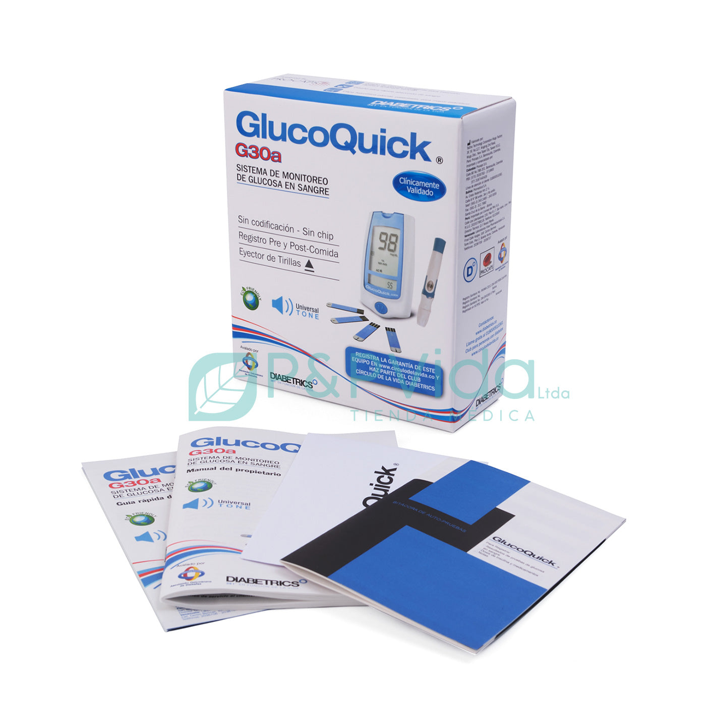 Glucometro GlucoQuick G30A – PYP Vida